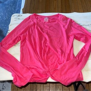 Calia By Carrie Underwood Effortless  Pink Long Sleeve Top Shirt sz S Women